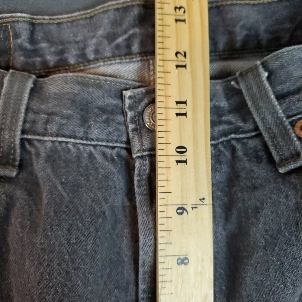 Vtg Levis 501 Jeans Dark Wash Men's 32 X 33 Made in USA Button Fly (tag 34X34)